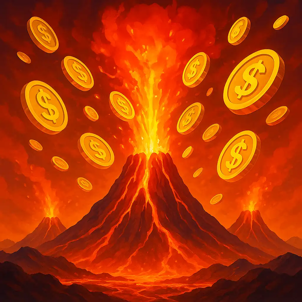 Play 3 Coin Volcanoes slot online at Westio Casino